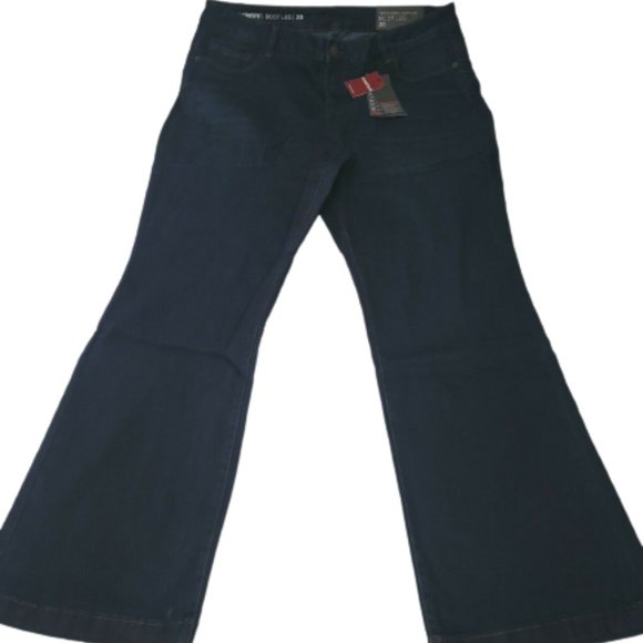 Avenue Denim Boot Leg Jeans Size 24T - Picture 2 of 6